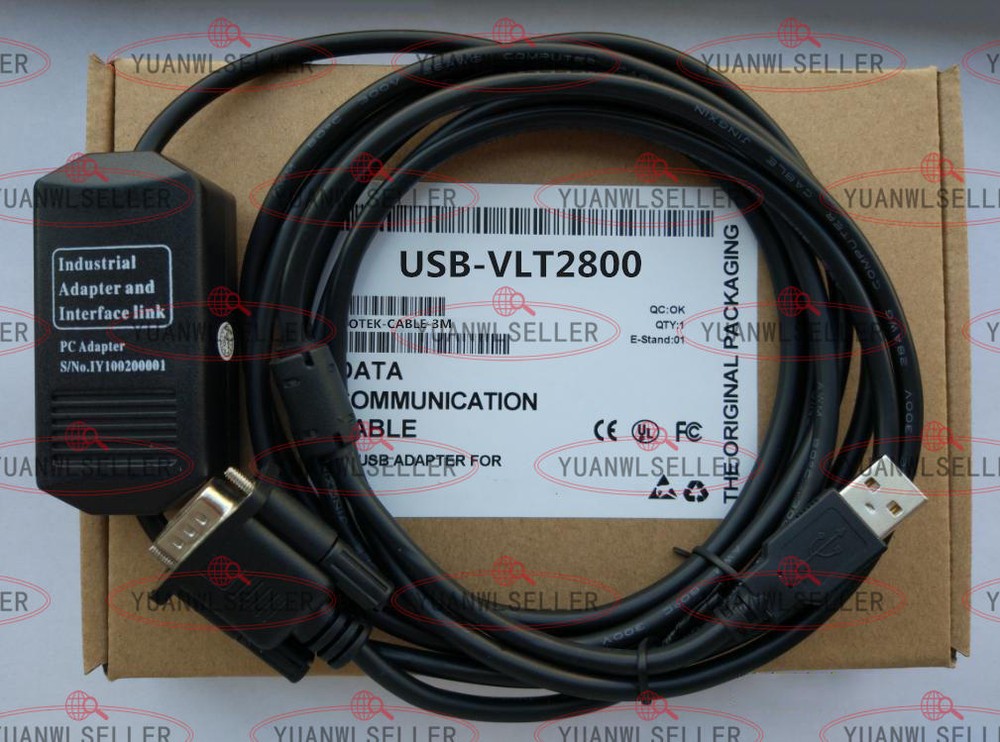 1PC USB-VLT2800 For Danfoss VLT2800 2900 inverter debugging cable data download
