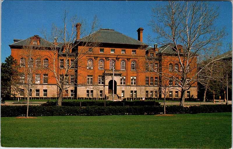 Postcard SCHOOL SCENE Urbana Illinois IL m/09 AO8795