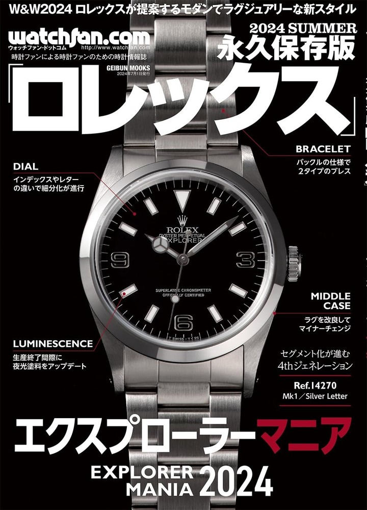 Watchfan.com 2024 Summer Magazine Book Rolex Daytona GMT-MASTER II Deepsea Japan