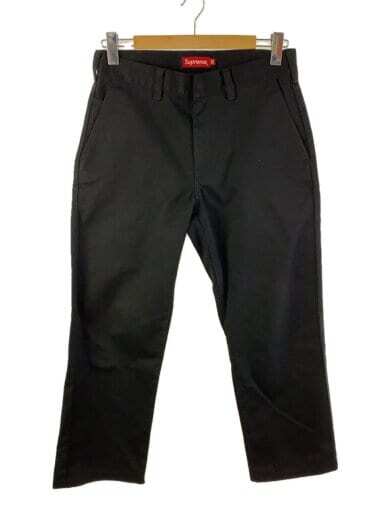 Supreme Slacks pants 30 polyester BLK