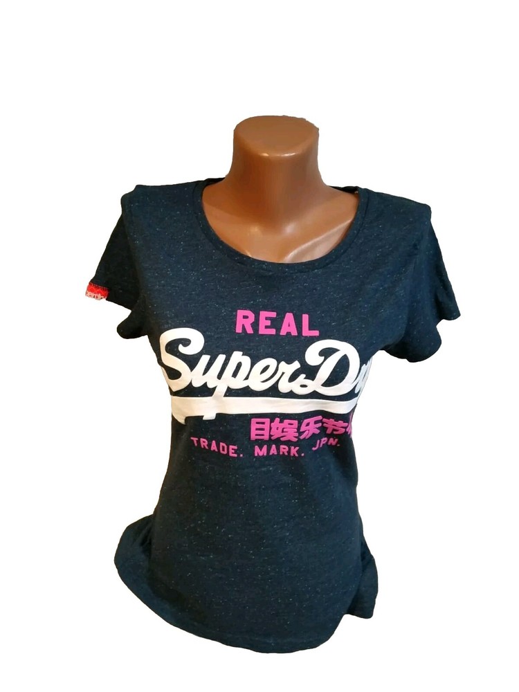 Superdry women's t-shirt  size  S multi color logo
