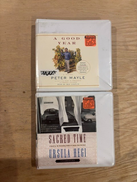 Sacred Time and A Good year audio books cd set 2
