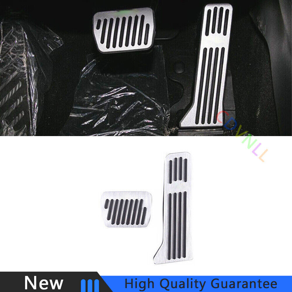 For Mazda 6 Atenza 2017-2019 Silver Aluminum Brake Pedal Accelerator Pedal Cover