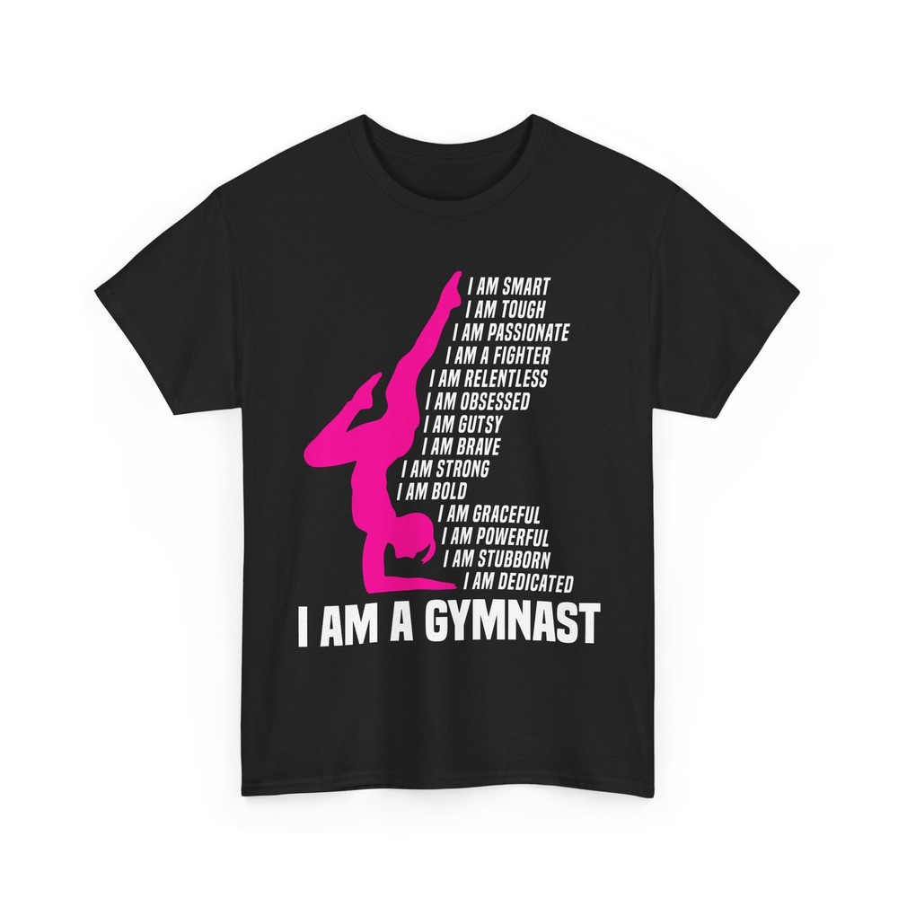 I Am A Gymnast T-Shirt, Gymnastics I Am Smart I Am Strong Women Shirt