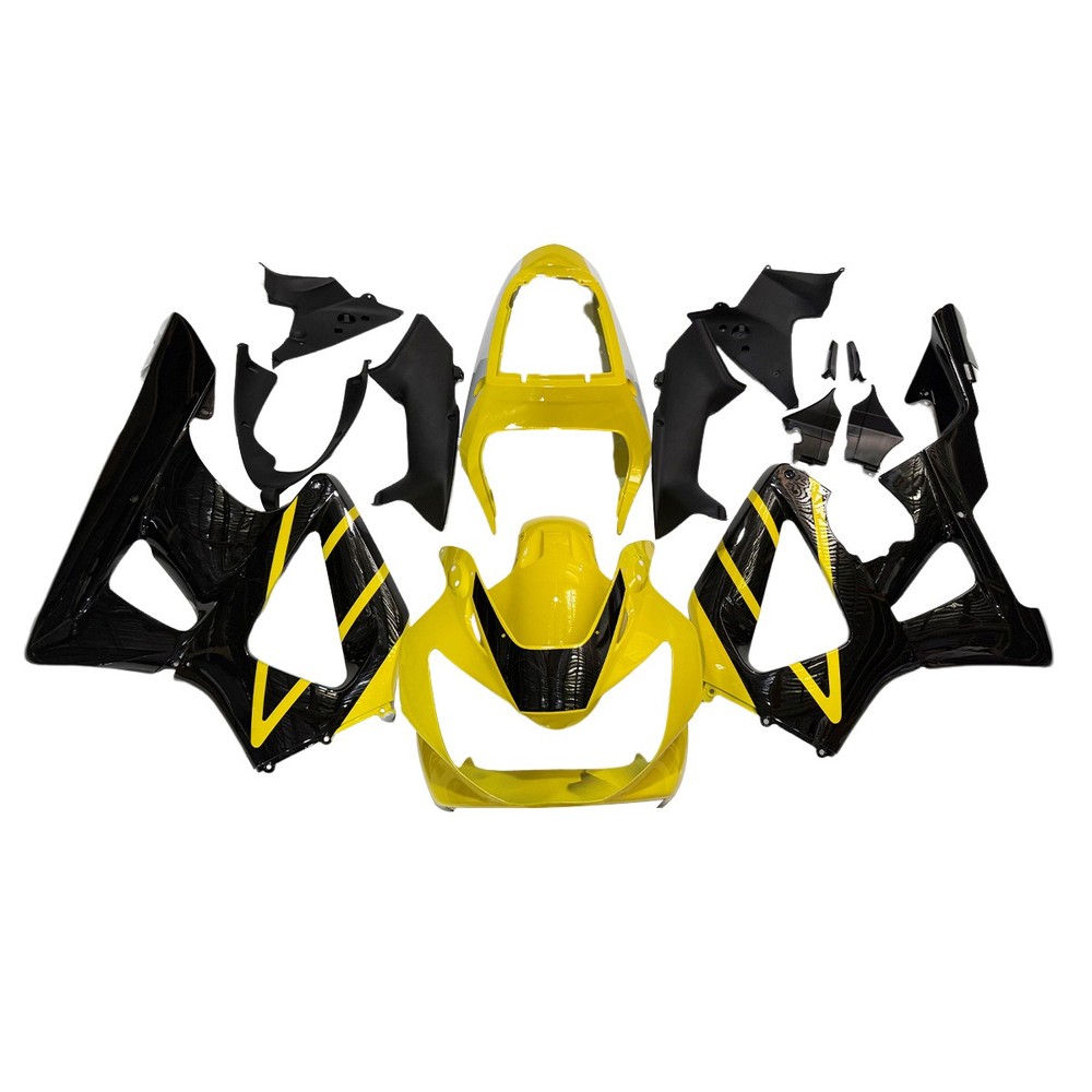 Yellow Black ABS Bodywork Kit for Honda CBR929RR CBR900RR 2000 2001 00 Fairings