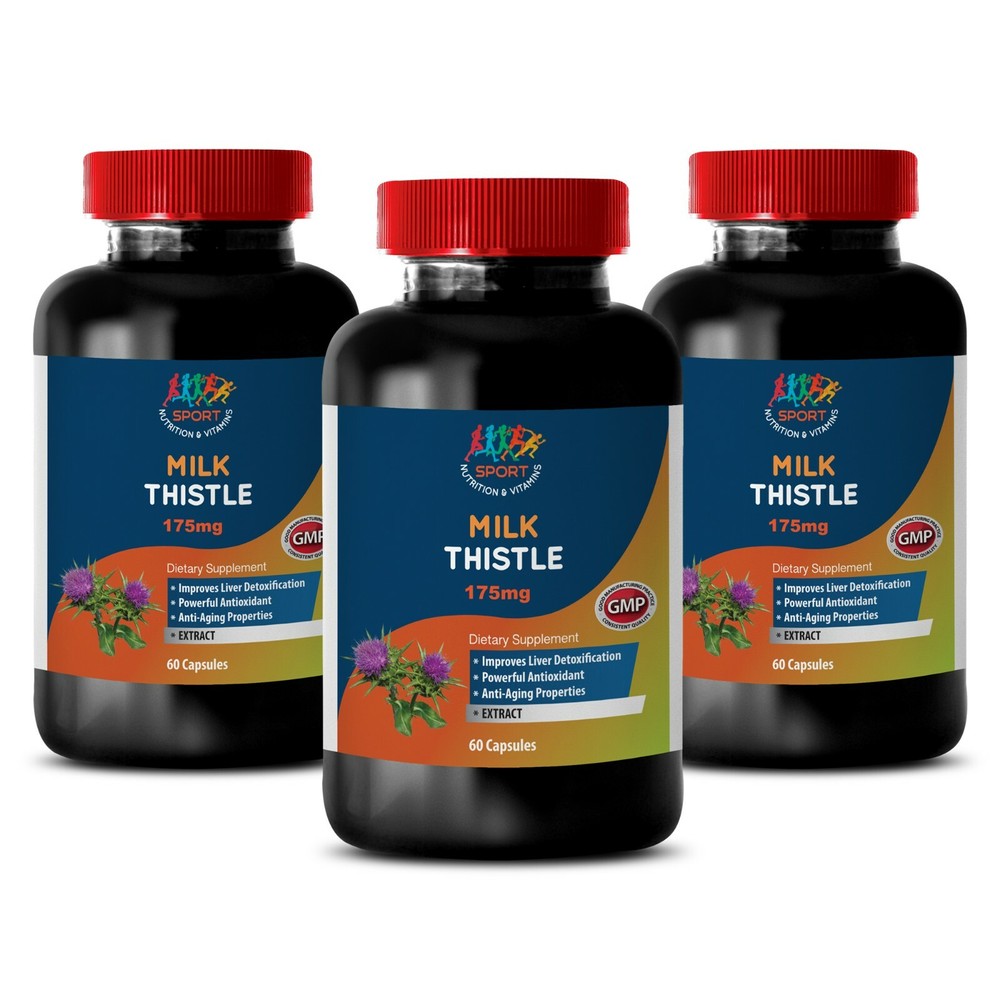 Liver Health - MILK THISTLE - Boosts Function - Seed Extract - 3B 180Ct