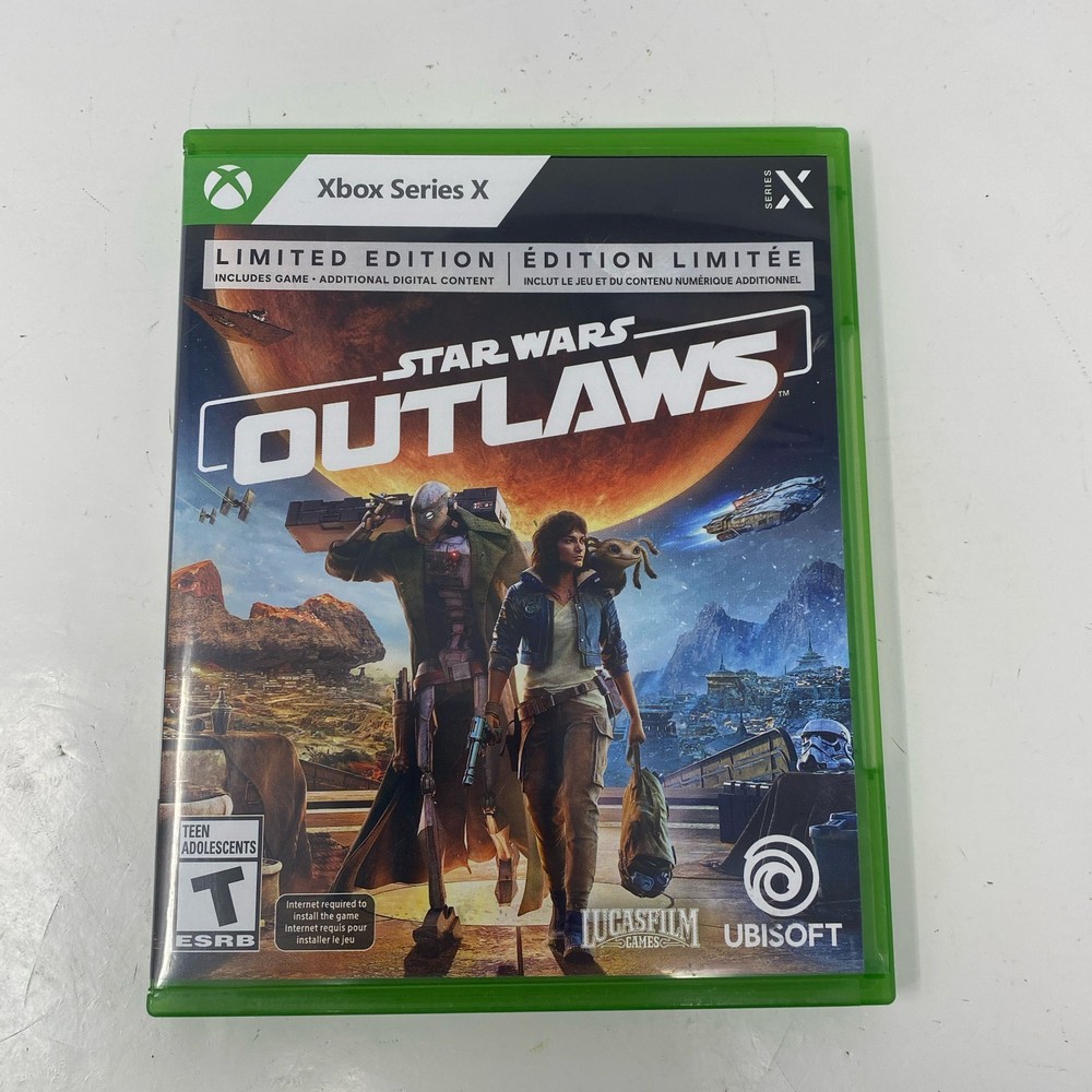 Ubisoft Star Wars Outlaws Limited Edition Xbox Series X, Green Case