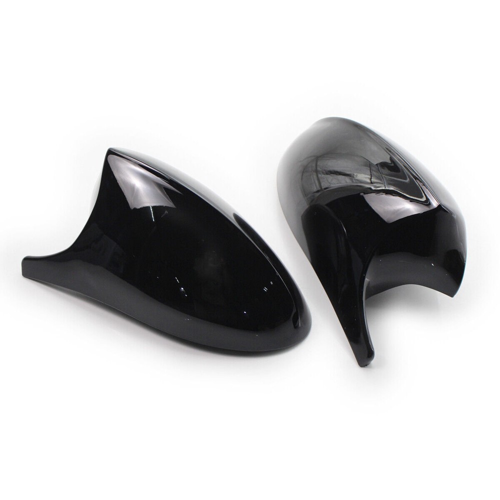 Car M3 Style Rearview Side Mirror Cover Gloss Black for BMW E90 3 Series 2006-08