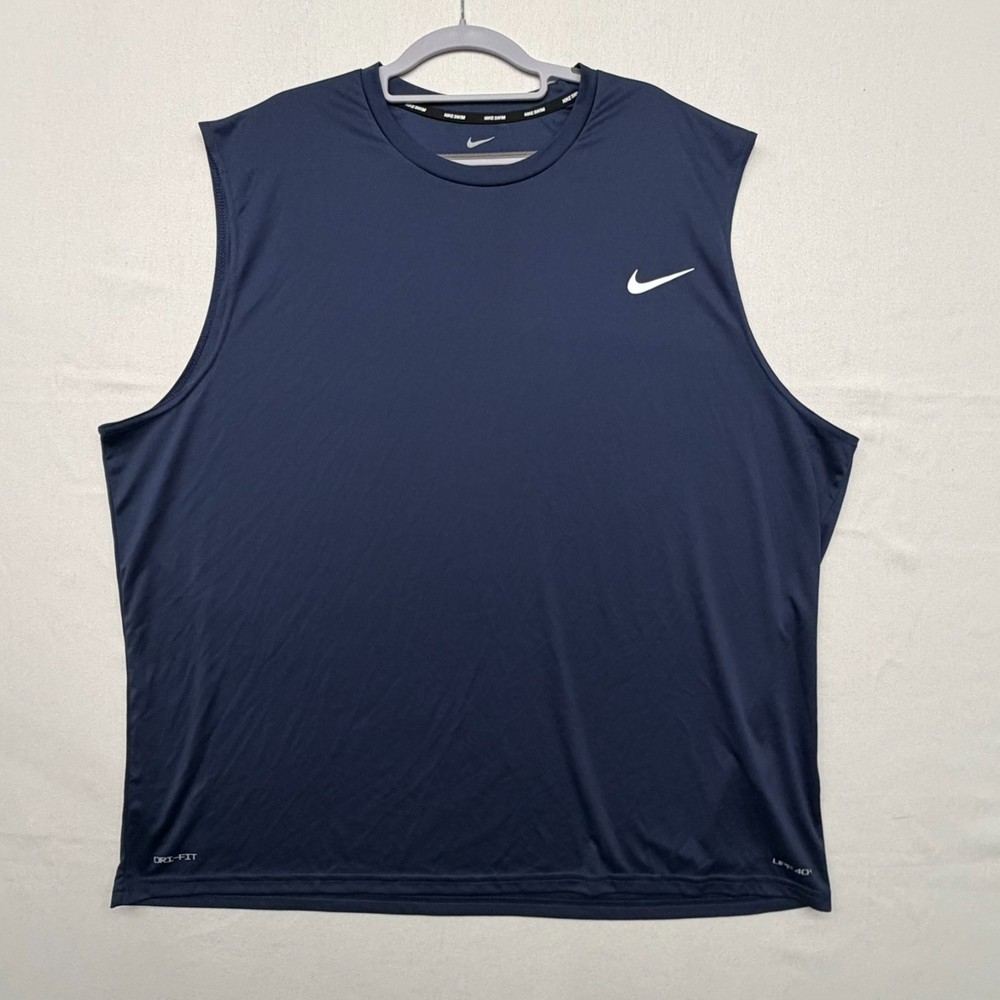 Nike Men's Hydroguard Swim Big & Tall Tank Top Blue