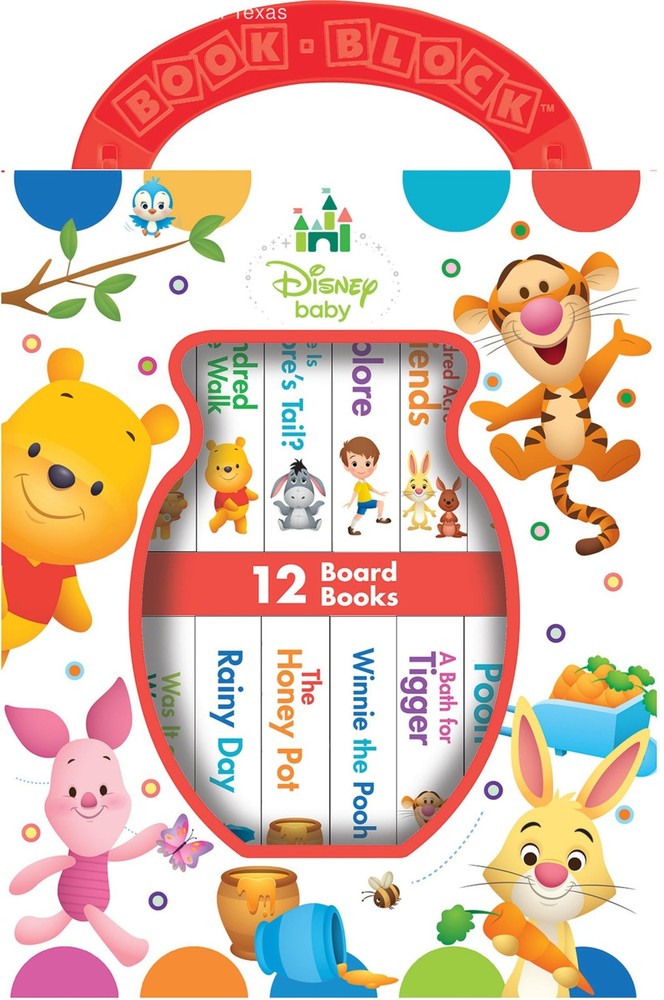 Disney Baby: Winnie the Pooh - My First Library - 12 Board Book Set - First W...