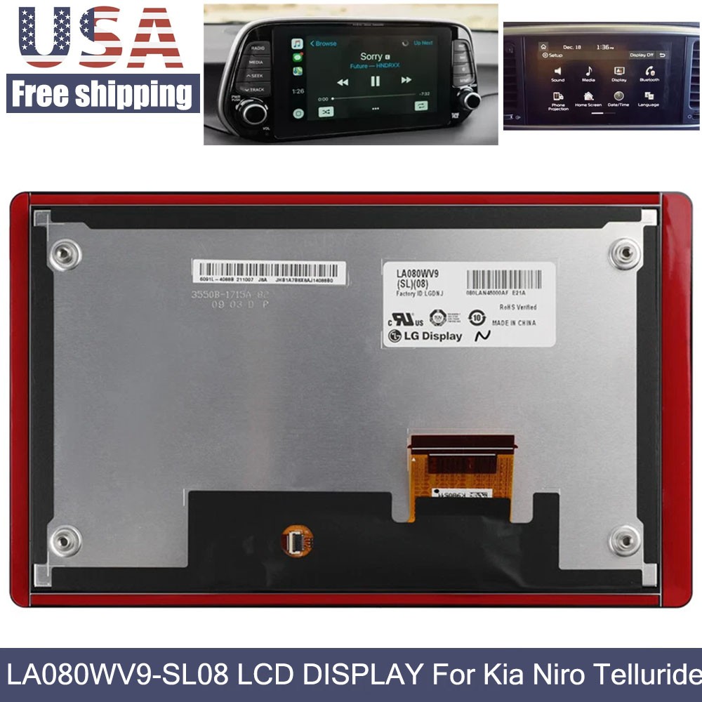 REPLACEMENT LCD DISPLAY TOUCH For Kia Niro Telluride Hyundai SANTA FE Nav Radio