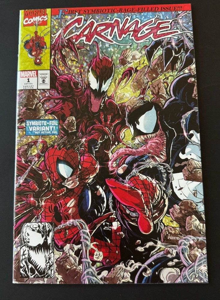 Carnage #1 Unknown Comics Kaare Andrews Exclusive Variant Marvel Comics Venom