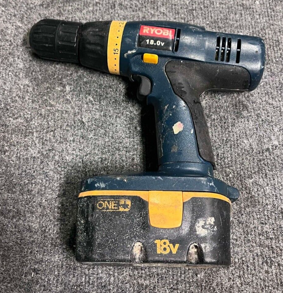 Ryobi  1/2” Drill Driver 18V HP1802M w/ Battery  **See Description**