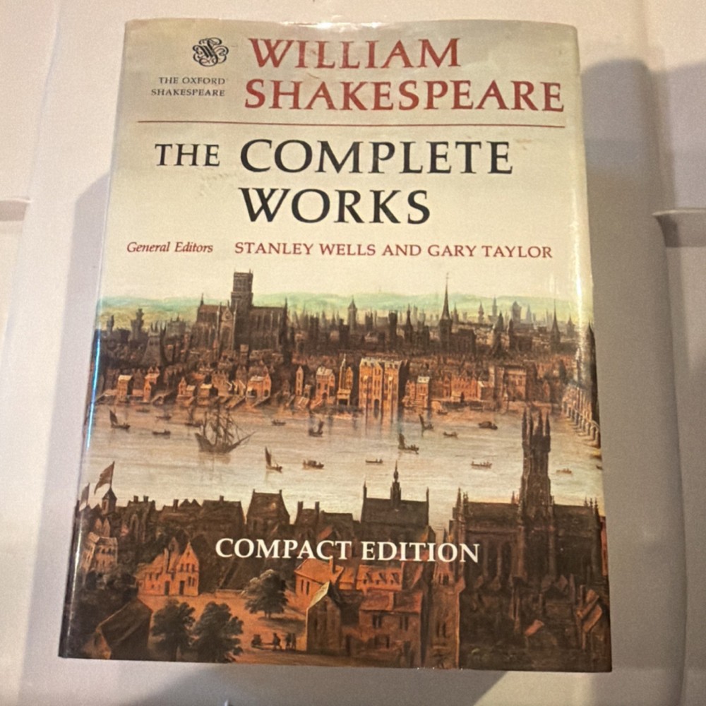 William Shakespeare Complete Works Compact Edition HC 1988 Oxford Shakespeare DJ
