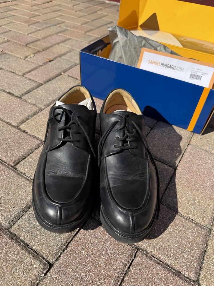 Samuel Hubbard Men’s City Legend Shoes | Size 13 US | Wide | Black Leather