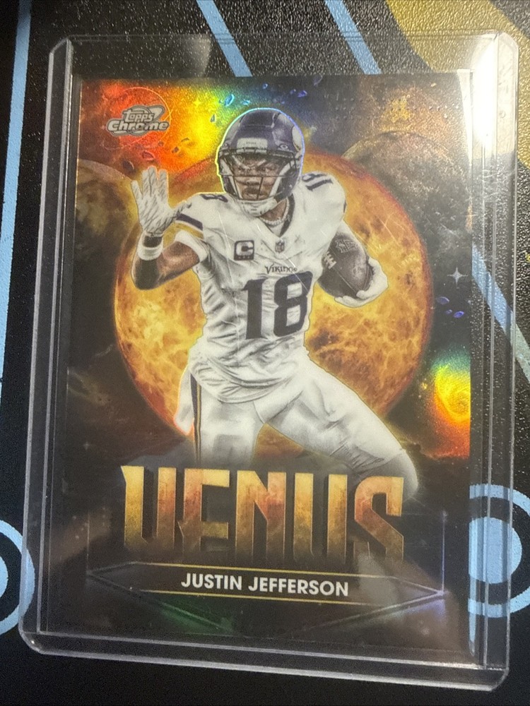 2025 Topps Cosmic Chrome - Justin Jefferson Venus SSP Planetary Pursuit