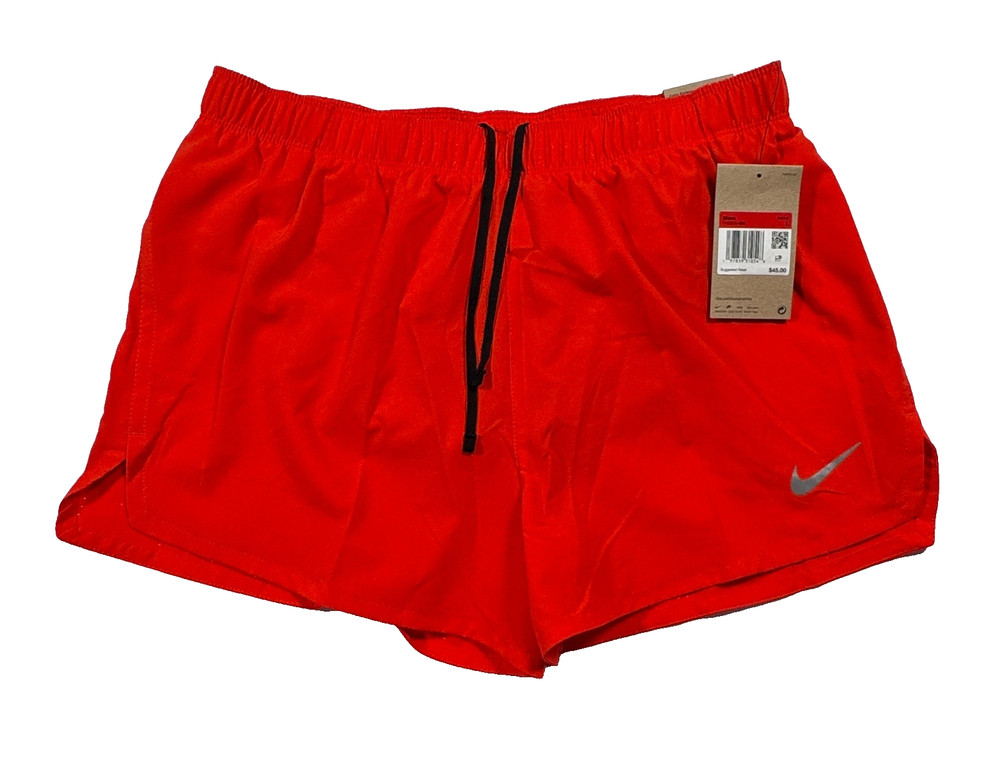 Nike Dri-FIT 3” Fast Lined Running Shorts Mens Large Light Crimson FN3355-696