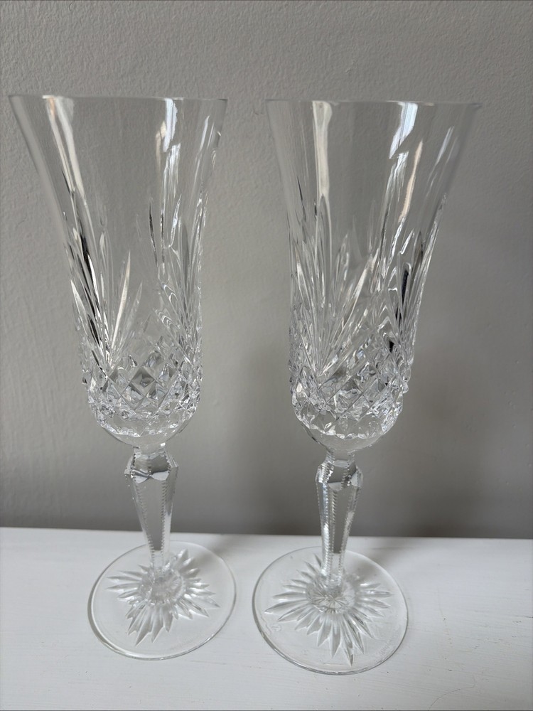 Wedgwood Crystal Majesty Fan Cut 8 3/4