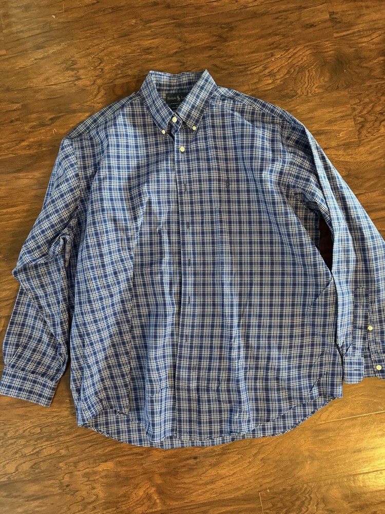 polo ralph lauren blake shirt XL Long Sleeve Plaid