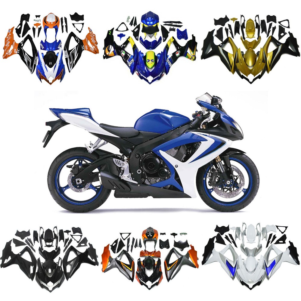 Full Bodywork For K8 2008 2009 2010 Suzuki GSXR600 GSXR750 ABS Plastic Fairings