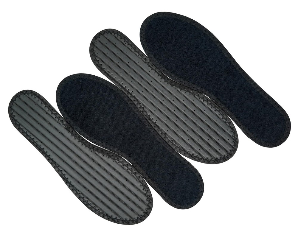 Breathable Cotton Terry Barefoot Shoe Insoles for Sweat Absorption & Odor Control