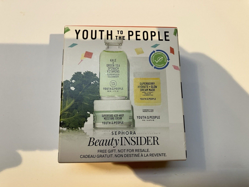 Sephora Beauty Insider Youth to the People- Set of new beauty products