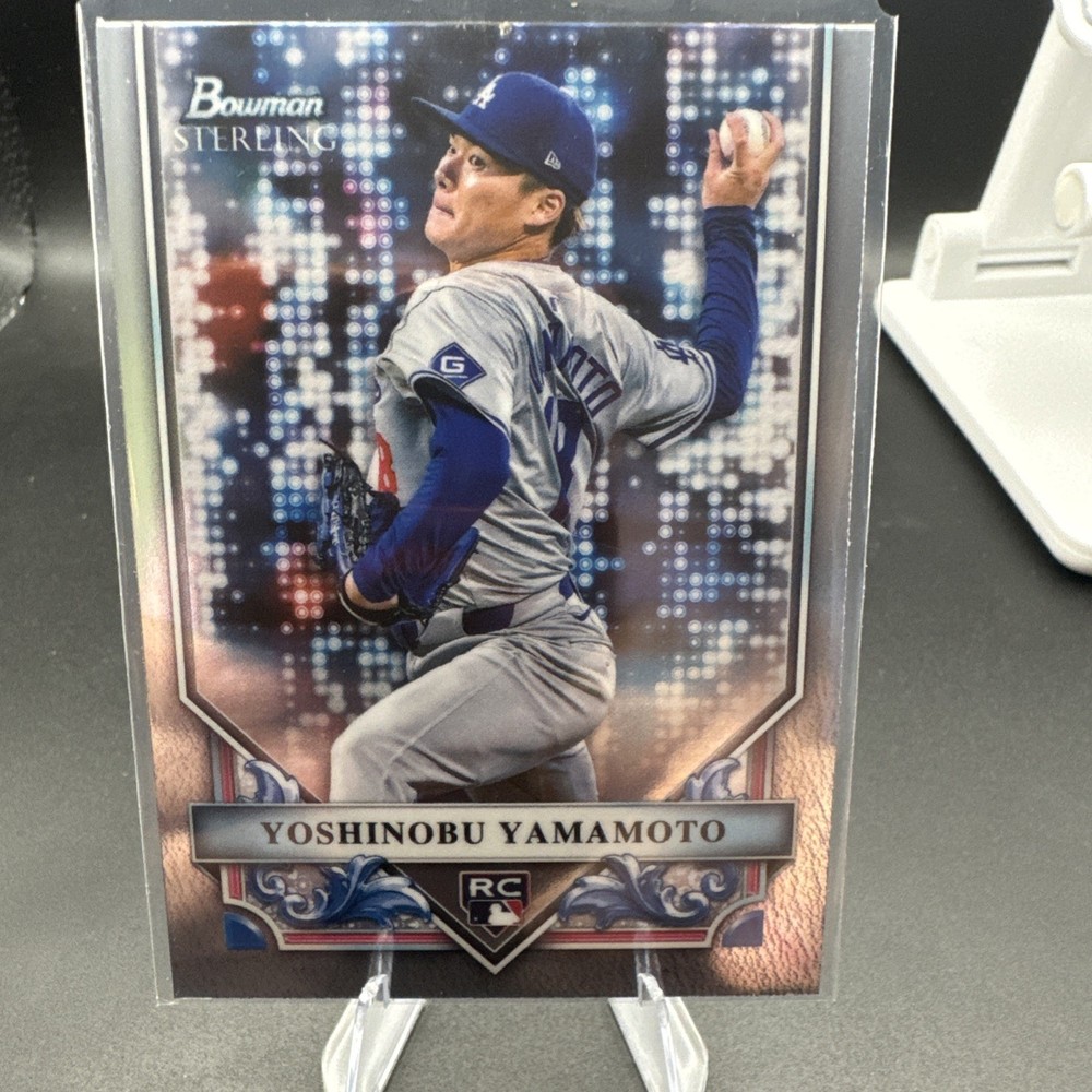 2024 Bowman Sterling - Rookie Yoshinobu Yamamoto #BSR-40 (RC)!! Dodgers!!