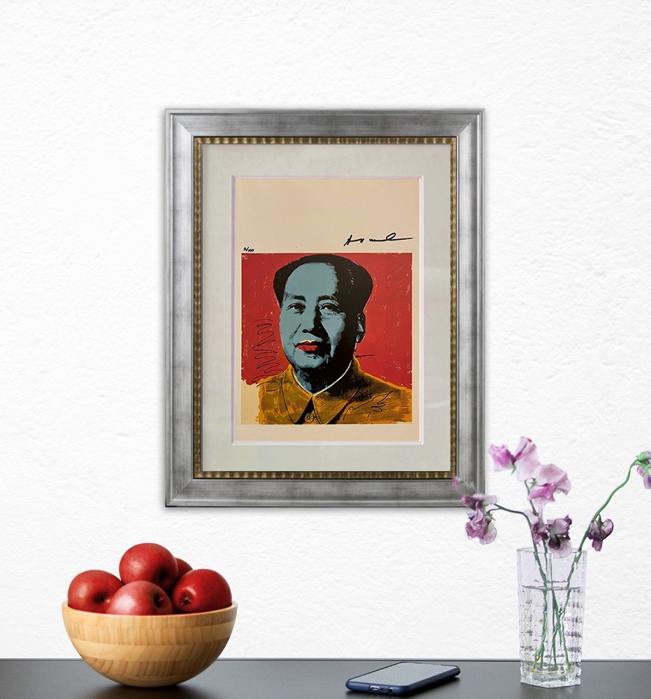 Andy Warhol, Original Hand-signed Lithograph with COA & Appraisal of $3,500