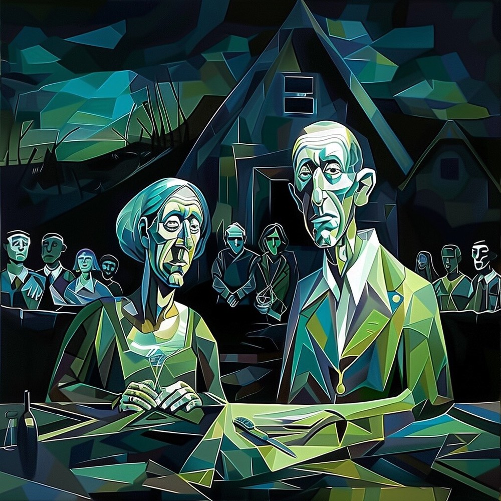 Original Art Surreal Giclee, signed Dr. Shrinker,  Giclee “Untitled No. 18:24”