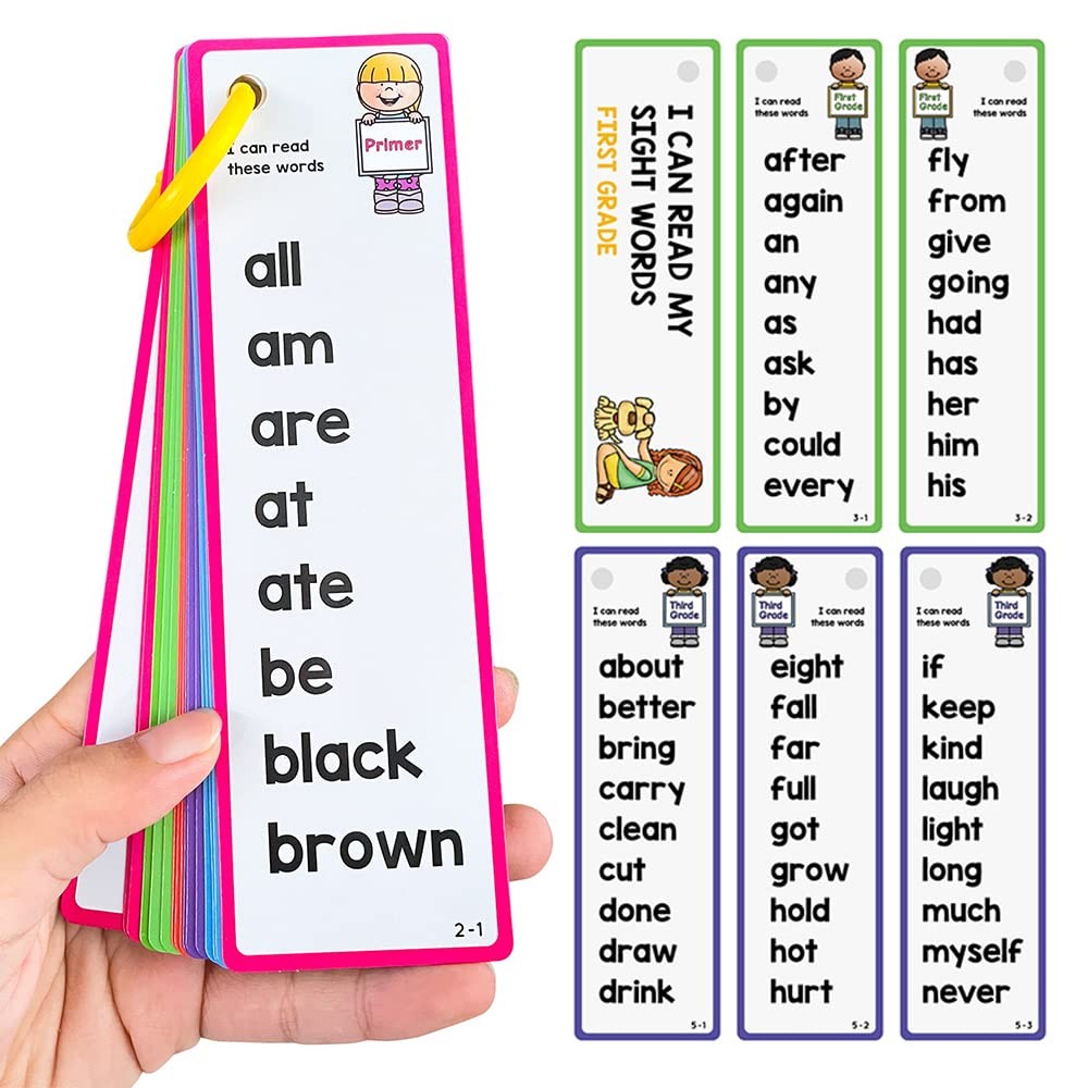220 Sight Words Flashcards, High Frequency 220 Words, Beginning Reading, Kind...