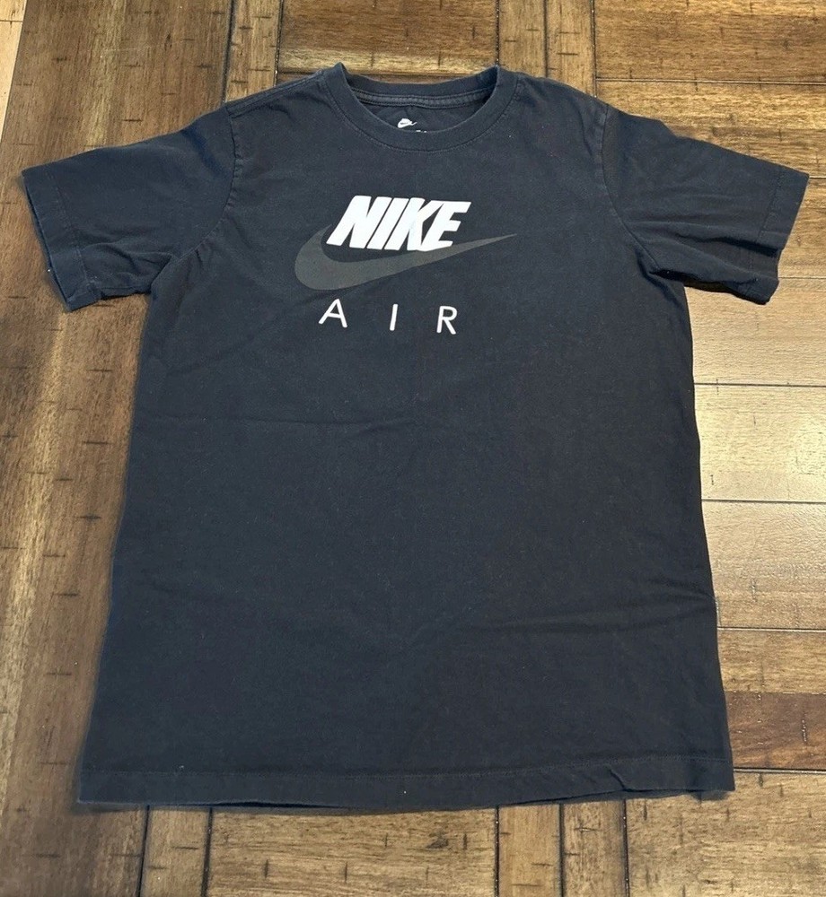 Nike Air Black Short Sleeve Boys Tee Size XL