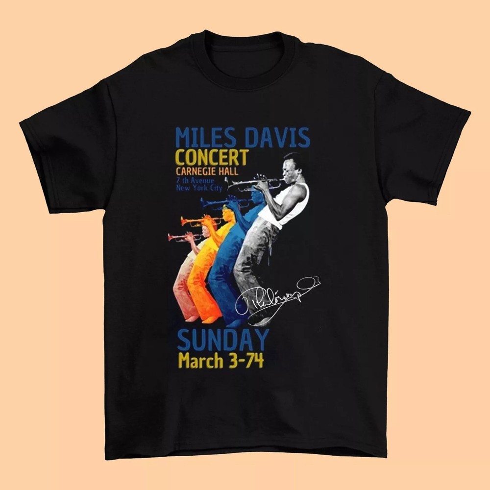 Miles Davis tshirt Gift For Fans Men S-235XL T-Shirt 1CM2538