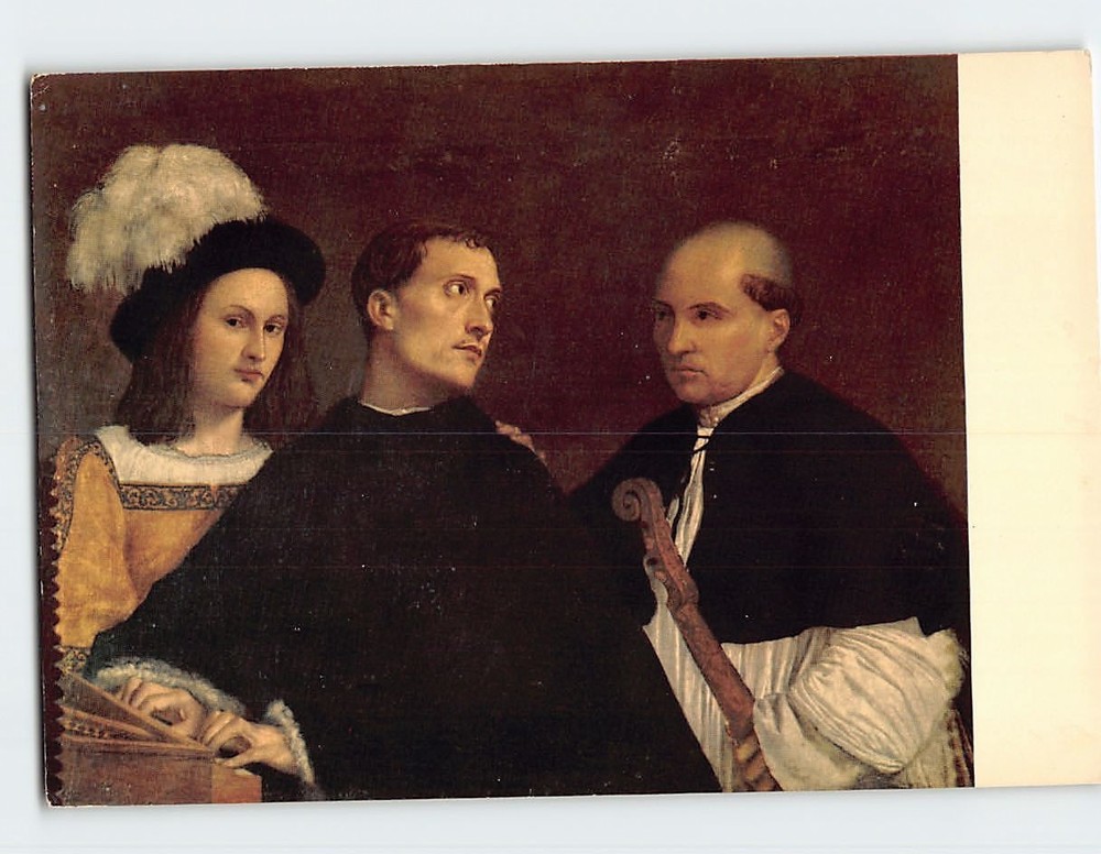 Postcard The concert By Giorgione Galleria Pitti Florence Italy