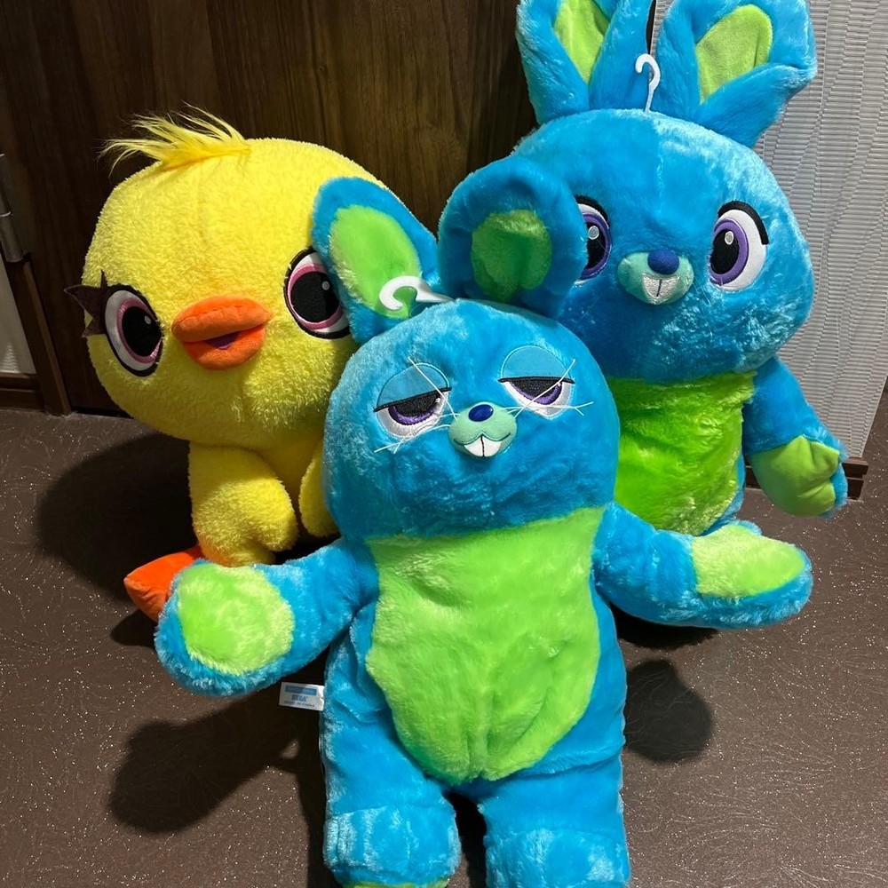 Toy Story 4 Mega Jumbo Plush Bunny Duckie Forky #7cbe16