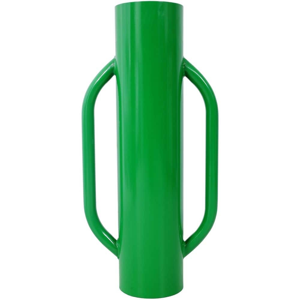 6.5 x 13 Inch Green Iron T Post Driver for Fence Installation