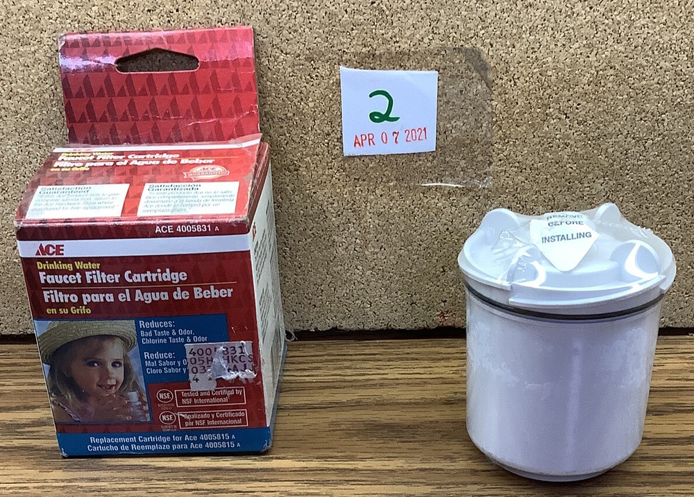 ACE Drinking Water Faucet Filter Replacement Cartridge for Models 4005831 & 4005815-image