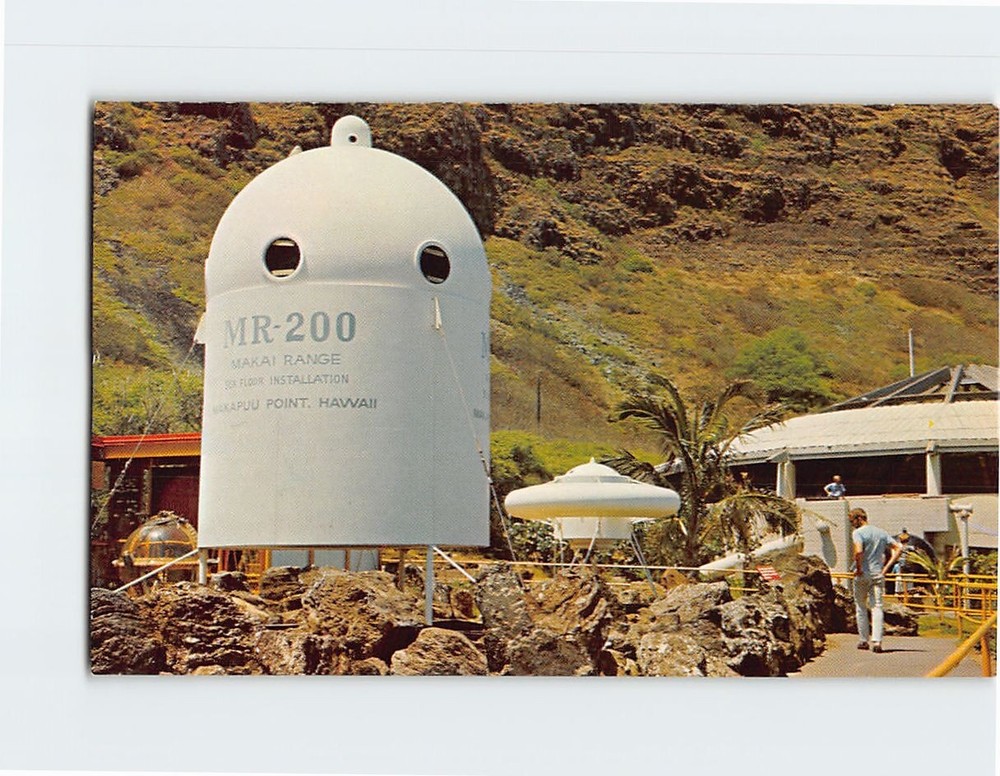 Postcard Sea Life Park Man in the Sea Makapu‘u Point Oahu Hawaii USA