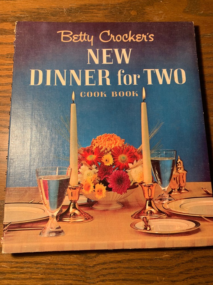 Vintage 1964 Betty Crocker Dinner for Two Cookbook 1st Edition  