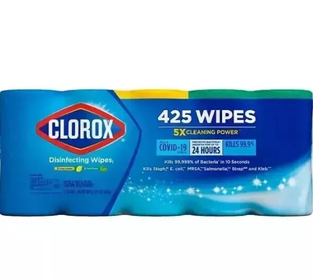 Clorox Disinfecting Cleaning Wipes, Variety Pack, (5 ct., 425 wipes) NEW