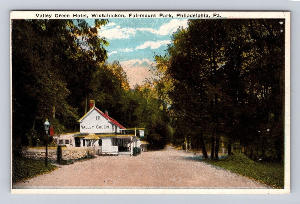 Philadelphia PA- Pennsylvania, Valley Green Hotel, Advertise, Vintage Postcard