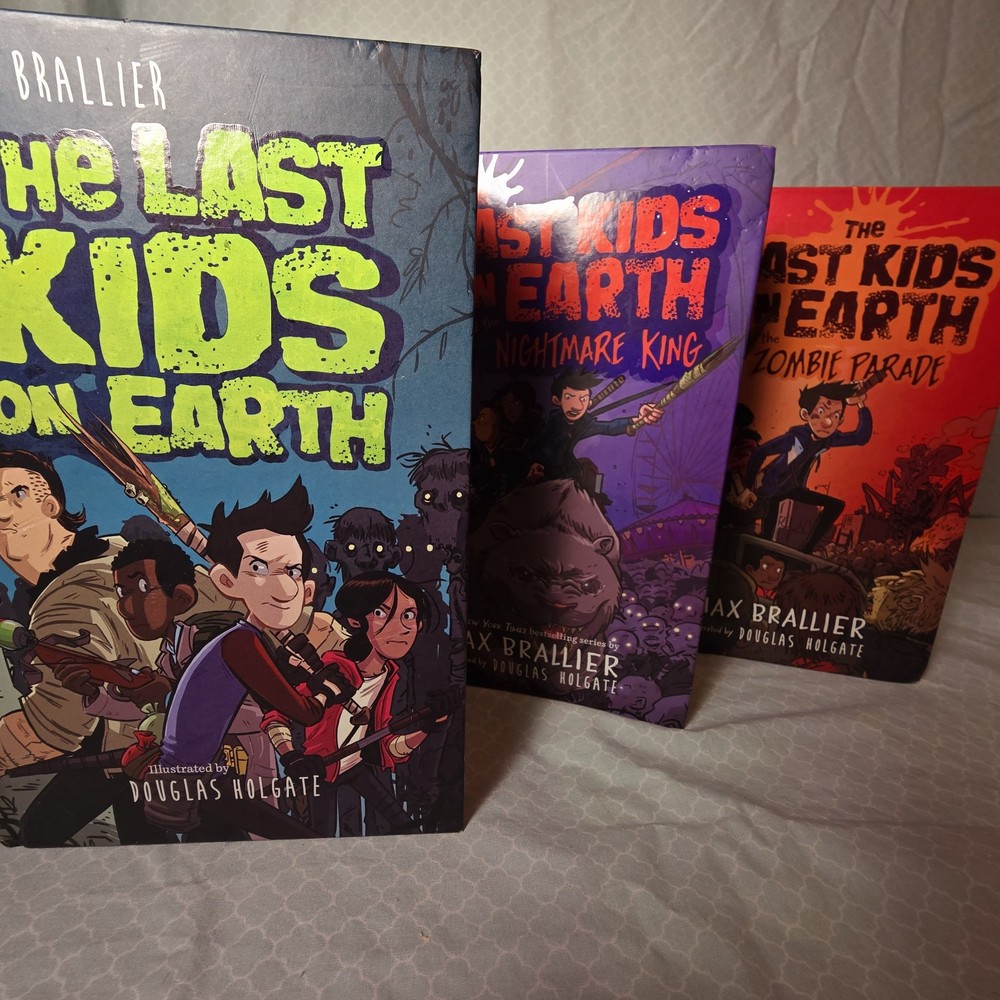 Last Kids on Earth: 1-3 book lot, by Max Brallier, 2016
