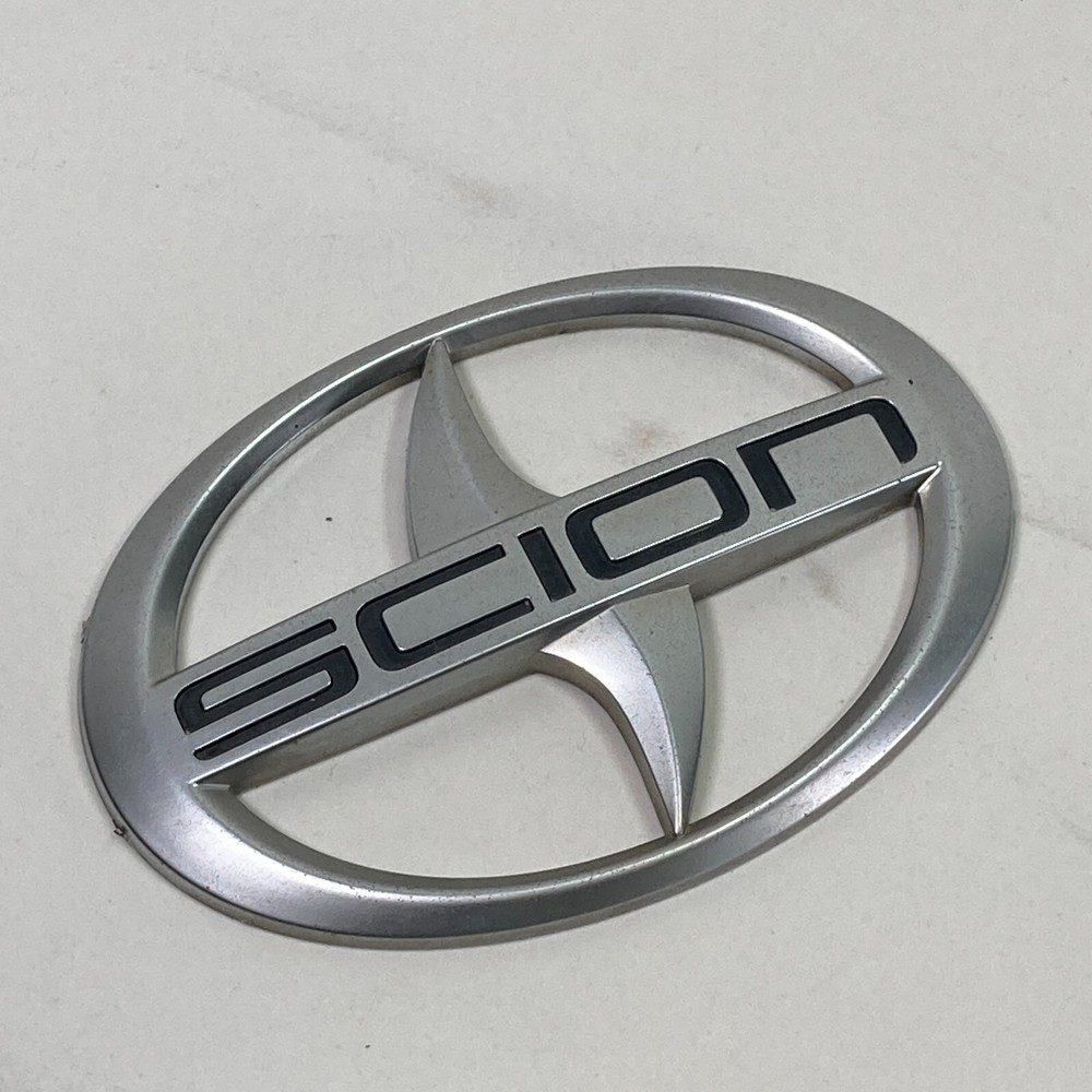 2004-2006 Scion xB Emblem Logo Badge Symbol Rear Tailgate Trunk Silver