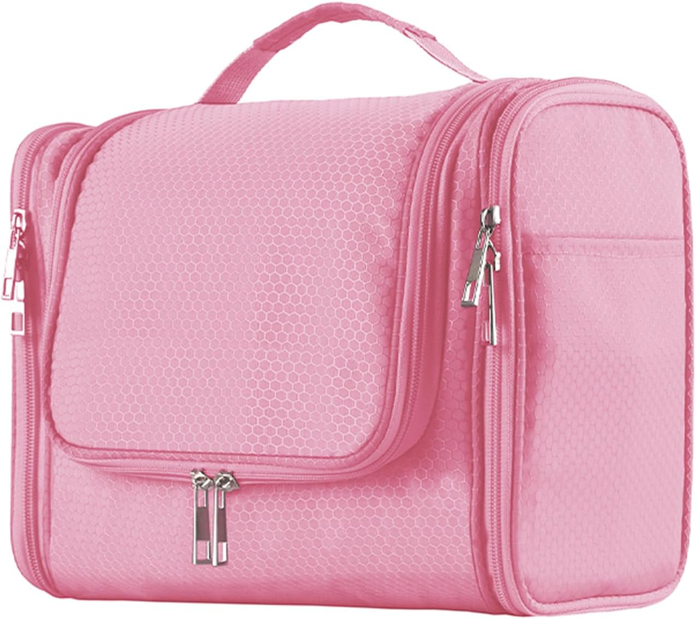 Spacious Hanging Toiletry Bag for Women & Men - Travel Cosmetic Organizer