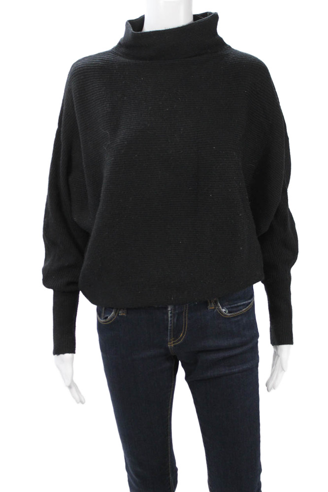 philosophy Womens Pullover Mock Neck Black Long Sleeve Sweater Size MFree Shipping in US $100+ Orders | $6.95 Orders Below