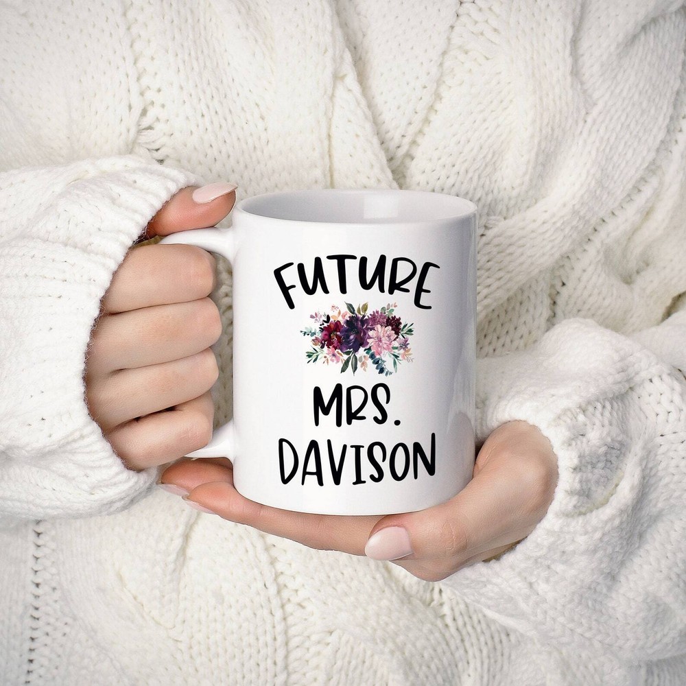 Future Mrs Mug Bride To Be Mug Personalized Future Mrs Gift Bride Mug Engagement