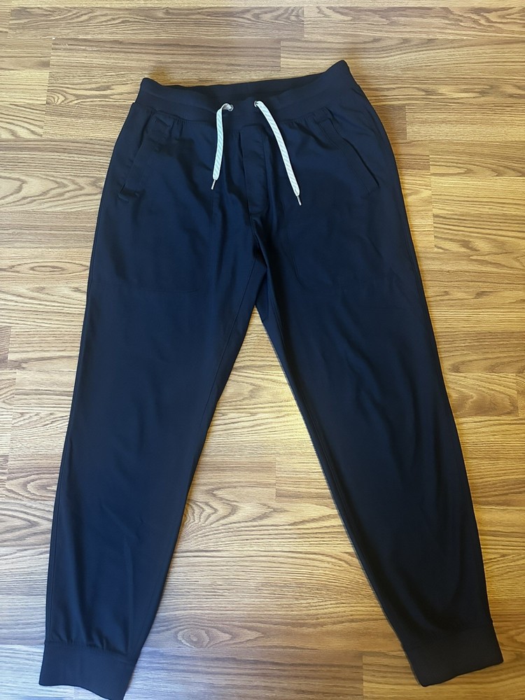 Vuori Men’s Meta Jogger Pants Athleisure Style V436 Size Large Black EUC