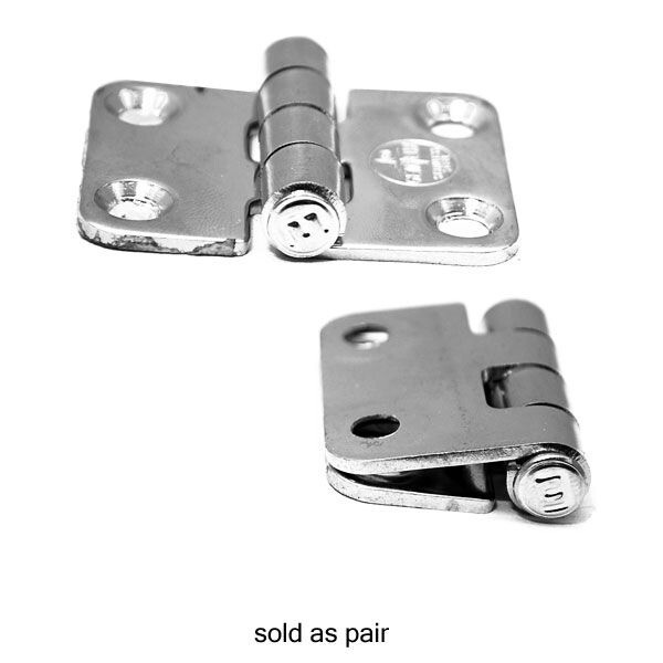 Gemlux Boat Hatch Hinge | Stainless Steel 1 7/8 x 1 1/2 Inch (Pair)