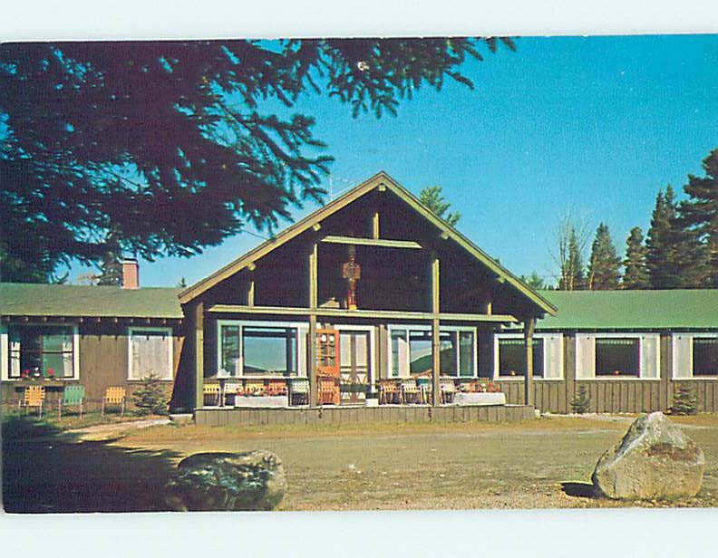 Pre-1980 LODGE SCENE Rangeley Maine ME J7783