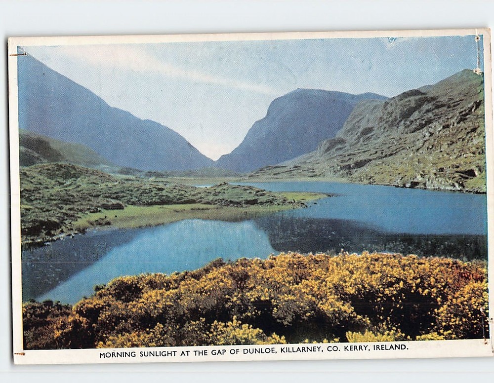 Postcard Morning Sunlight At The Gap Of Dunloe Killarney Ireland