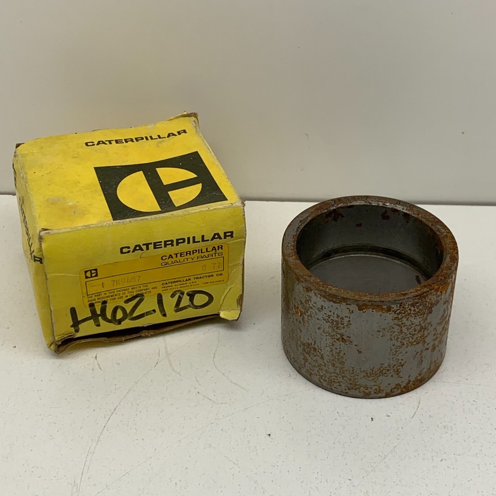 Genuine Original OEM Caterpillar CAT 7K9487 Bearing Sleeve Bushing (RUSTED)